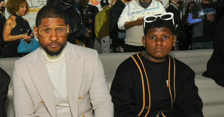 Usher's Son Stole His Phone to DM PinkPantheress: 'Made It Happen'