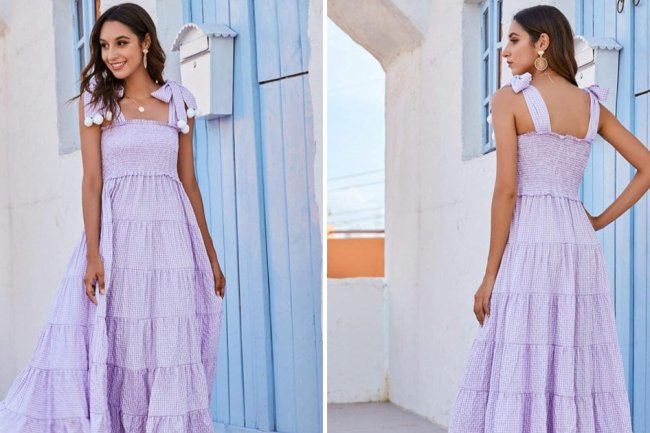 Help, I Can’t Stop Twirling in This Absolutely Adorable Gingham Maxi Dress