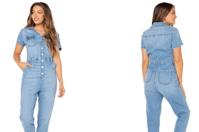 This Denim Bodycon Suit Will Have All Eyes on You This Summer